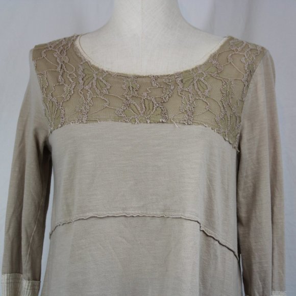 Sundance Catalog Angels Landing tunic lagenlook off white size Small - Picture 7 of 11